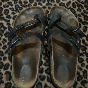 Black used Birkenstock size 38